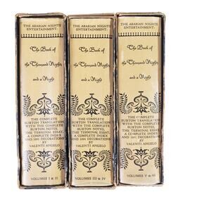The Book Of The Thousand Nights and a Night, Burton, 1934, Vol 1-6 Heritage
